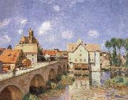 Alfred Sisley The Bridge at Moret USA oil painting artist